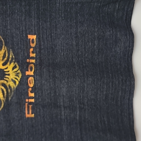 Firebird GM Black & Orange Graphic Short Sleeve T-shirt L - Picture 6 of 11